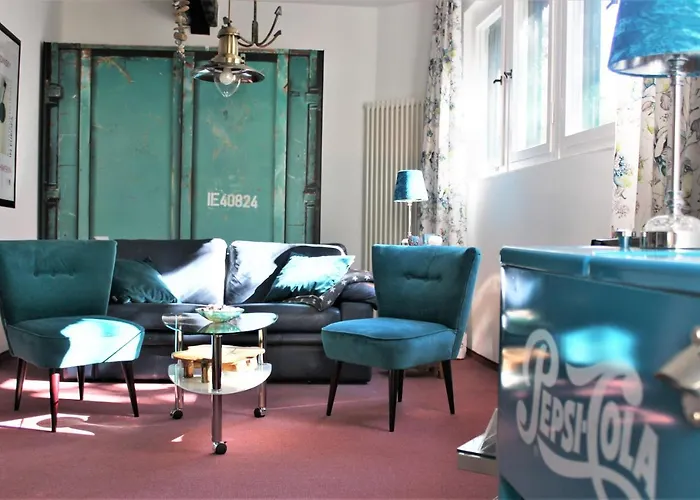 Appartement Strandvilla Hubertus - H7 - Maisonette Kandinsky Mit Seitlichem Meerblick Parkplatz Wlan Voll Ausgestattete Kueche Garten Grillplatz Waldbaden Familie Suedlage *