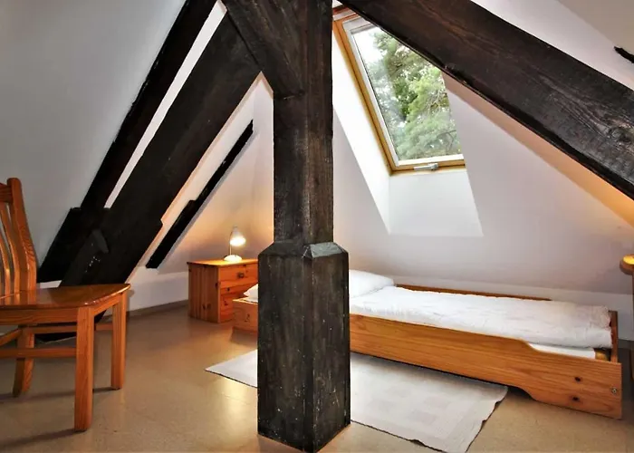 Appartement Strandvilla Hubertus - H7 - Maisonette Kandinsky Mit Seitlichem Meerblick Parkplatz Wlan Voll Ausgestattete Kueche Garten Grillplatz Waldbaden Familie Suedlage