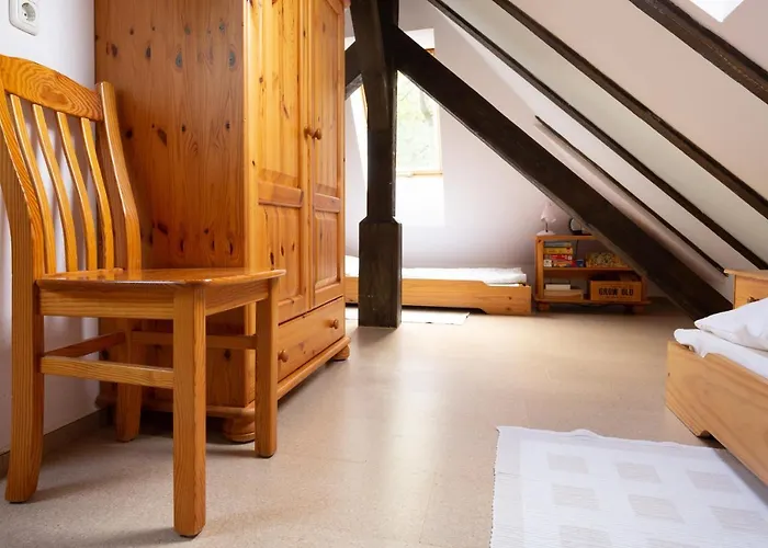 Appartement Strandvilla Hubertus - H7 - Maisonette Kandinsky Mit Seitlichem Meerblick Parkplatz Wlan Voll Ausgestattete Kueche Garten Grillplatz Waldbaden Familie Suedlage *