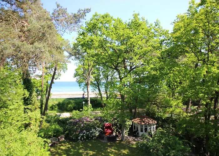 Strandvilla Hubertus - H7 - Maisonette Kandinsky Mit Seitlichem Meerblick Parkplatz Wlan Voll Ausgestattete Kueche Garten Grillplatz Waldbaden Familie Suedlage *